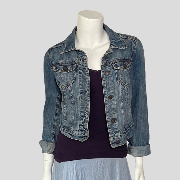Hollister Womens Jean Jacket Small - Picture 1 of 7